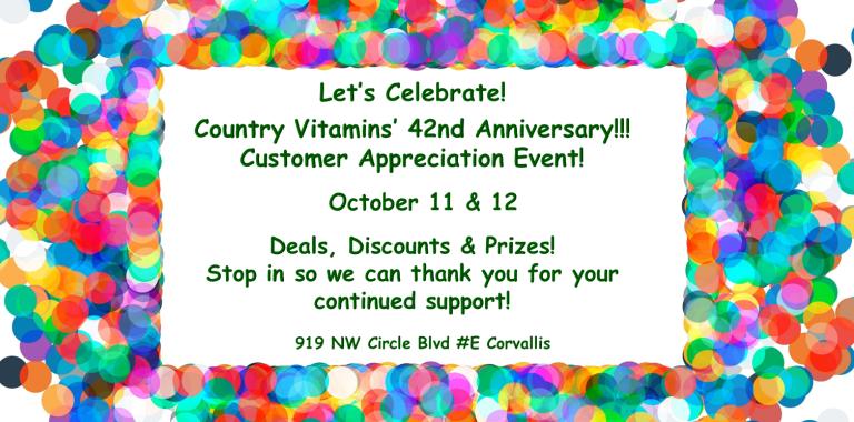 Country Vitamins 42nd Anniversary Celebration